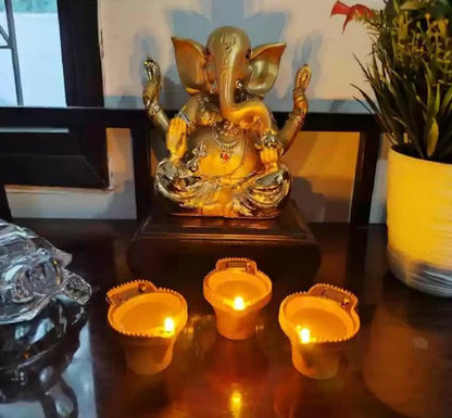 LED Water Sensor Diya for Diwali (24 Diya)